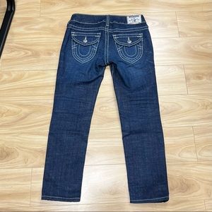 True Religion jeans straight leg flap pocket - size 26 womens